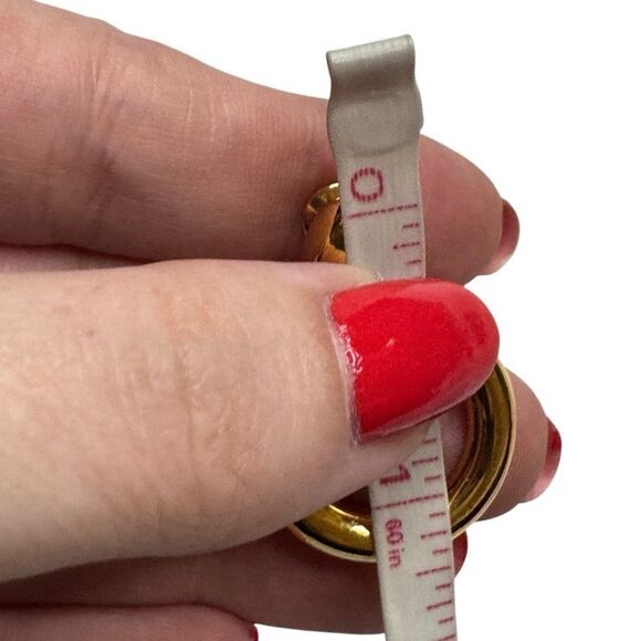 Napier Gold Toned Door Knocker Clip On Earrings - Picture 5 of 5